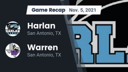 Recap: Harlan  vs. Warren  2021