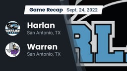 Recap: Harlan  vs. Warren  2022