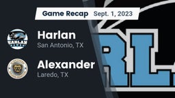 Recap: Harlan  vs. Alexander  2023