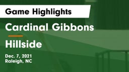 Cardinal Gibbons  vs Hillside  Game Highlights - Dec. 7, 2021