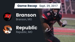 Recap: Branson  vs. Republic  2017