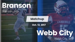 Matchup: Branson vs. Webb City  2017
