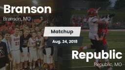Matchup: Branson vs. Republic  2018