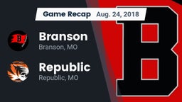 Recap: Branson  vs. Republic  2018