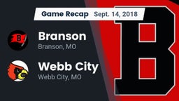 Recap: Branson  vs. Webb City  2018
