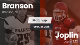 Matchup: Branson vs. Joplin  2018
