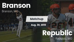 Matchup: Branson vs. Republic  2019