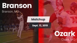 Matchup: Branson vs. Ozark  2019