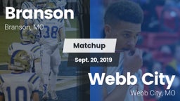 Matchup: Branson vs. Webb City  2019