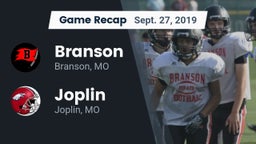 Recap: Branson  vs. Joplin  2019