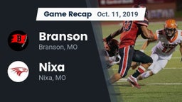 Recap: Branson  vs. Nixa  2019