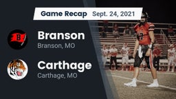 Recap: Branson  vs. Carthage  2021