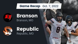 Recap: Branson  vs. Republic  2022