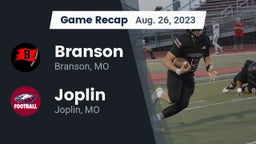 Recap: Branson  vs. Joplin  2023