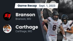 Recap: Branson  vs. Carthage  2023