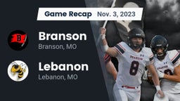 Recap: Branson  vs. Lebanon  2023