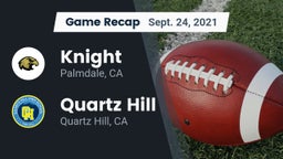 Recap: Knight  vs. Quartz Hill  2021