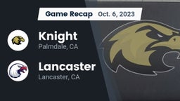 Recap: Knight  vs. Lancaster  2023