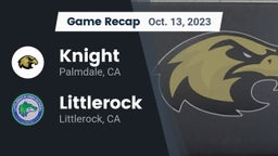 Recap: Knight  vs. Littlerock  2023