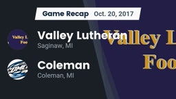 Recap: Valley Lutheran  vs. Coleman  2017