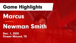 Marcus  vs Newman Smith  Game Highlights - Dec. 1, 2020