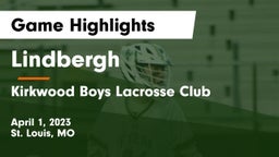Lindbergh  vs Kirkwood Boys Lacrosse Club Game Highlights - April 1, 2023