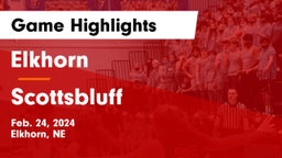 Elkhorn  vs Scottsbluff  Game Highlights - Feb. 24, 2024