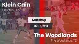 Matchup: Klein Cain High Scho vs. The Woodlands  2018