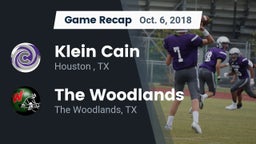 Recap: Klein Cain  vs. The Woodlands  2018