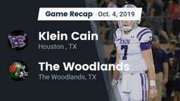 Recap: Klein Cain  vs. The Woodlands  2019