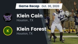 Recap: Klein Cain  vs. Klein Forest  2020