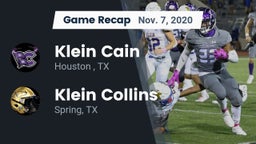 Recap: Klein Cain  vs. Klein Collins  2020