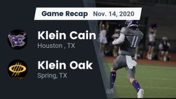Recap: Klein Cain  vs. Klein Oak  2020