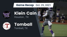 Recap: Klein Cain  vs. Tomball  2021