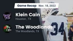 Recap: Klein Cain  vs. The Woodlands  2022