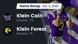 Recap: Klein Cain  vs. Klein Forest  2023