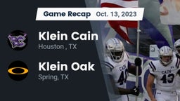 Recap: Klein Cain  vs. Klein Oak  2023