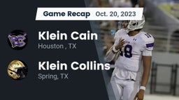 Recap: Klein Cain  vs. Klein Collins  2023