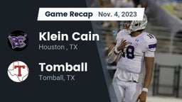 Recap: Klein Cain  vs. Tomball  2023