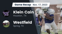 Recap: Klein Cain  vs. Westfield  2023