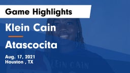 Klein Cain  vs Atascocita Game Highlights - Aug. 17, 2021