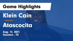 Klein Cain  vs Atascocita Game Highlights - Aug. 12, 2021