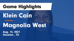 Klein Cain  vs Magnolia West Game Highlights - Aug. 14, 2021