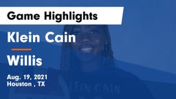Klein Cain  vs Willis  Game Highlights - Aug. 19, 2021