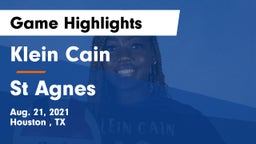 Klein Cain  vs St Agnes Game Highlights - Aug. 21, 2021