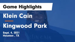 Klein Cain  vs Kingwood Park Game Highlights - Sept. 4, 2021