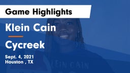 Klein Cain  vs Cycreek Game Highlights - Sept. 4, 2021