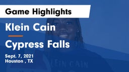 Klein Cain  vs Cypress Falls  Game Highlights - Sept. 7, 2021
