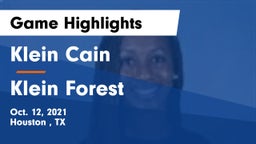 Klein Cain  vs Klein Forest Game Highlights - Oct. 12, 2021