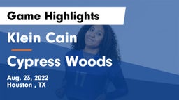 Klein Cain  vs Cypress Woods  Game Highlights - Aug. 23, 2022